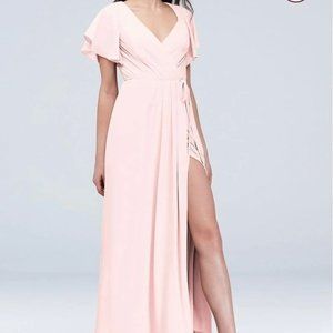 David's Bridal Wrap Bridesmaid Dress